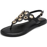 Gioseppo Dunbar - Sandalen - Platte Leren Sandalen - Kralen Versiering - Zachte Zool