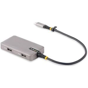StarTech.com USB-C Multiport Adapter, 4K 60Hz HDMI w/HDR, 3-Port USB Hub, 100W Power Delivery Pass-Through, USB Type C Mini Docking Station, Windows/macOS/ChromeOS/iPadOS/Android (104B-USBC-MULTIPORT)