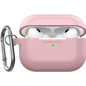 KeyBudz Elevate, oplaadcase met hanger voor Apple AirPods Pro 2, roze