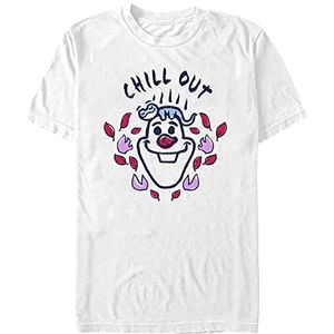 Disney Frozen 2 - Olaf Chill Unisex Crew neck T-Shirt White XL