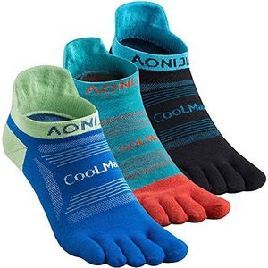 AONIJIE Unisex E4110s Modern, Low Cut/Pack van 3, Medium