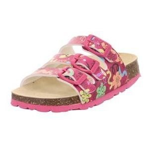 Superfit Pantoffels met voetbed voor meisjes, Roze meerkleurig 5610, 40 EU