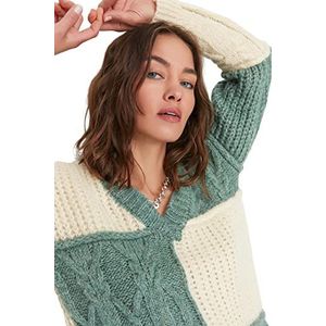 Trendyol Acryl Trui - Blauw - Regular S Blue, Blauw, S