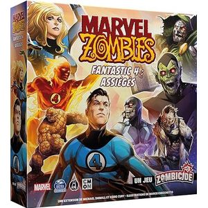 Asmodee Cmon Marvel Zombies - Uitbreiding: Fantastic 4 Beledigd - Een Zombicide Game - Bordspellen - Figuurspellen - Coöperatieve Spelen - Vanaf 14 jaar - Franse versie