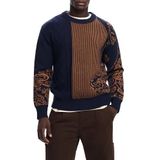 Desigual - Paisley - Gebreide Trui - Multicolor - Regular-fit