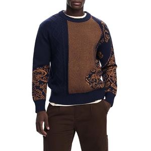 Desigual - Paisley - Gebreide Trui - Multicolor - Regular-fit