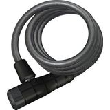 ABUS spiraalkabelslot Primo 5510K/180 - Fietsslot van 10 mm dikke, flexibele kabel - ABUS veiligheidsniveau 3 - 180 cm - Zwart