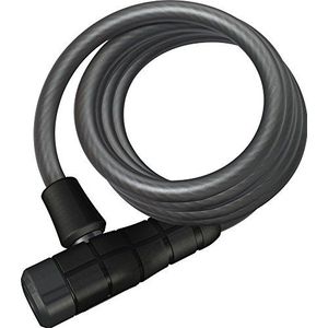 ABUS spiraalkabelslot Primo 5510K/180 - Fietsslot van 10 mm dikke, flexibele kabel - ABUS veiligheidsniveau 3 - 180 cm - Zwart