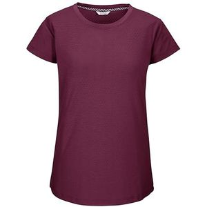 killtec dames Functioneel T-shirt/T-shirt korte mouw KOS 23 WMN TSHRT, beaujolais, 38, 42849-000
