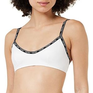 Calvin Klein Bikini-bovenstuk voor dames met voering, wit (Pvh Classic White), M