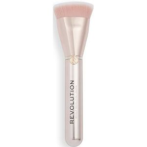 Revolution, Create Defining Contour Brush (R10), Make-up Kwast voor Blush, Bronzers & Highlighter, Voor Contouren in Crème of Poeder, Veganistisch en Dierproefvrij