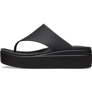 Crocs - Brooklyn Flip - Slippers - Zwart - Lichtgewicht