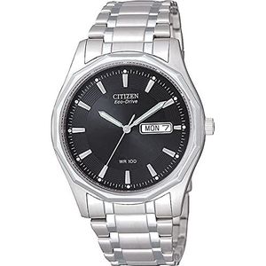 Citizen Analoog kwartshorloge voor heren, met roestvrij stalen armband BM8430-59EE, zilver, Eén maat, armband