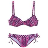 s.Oliver Bikiniset voor dames, Etnodruk magenta, 36/D