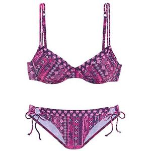 s.Oliver Bikiniset voor dames, Etnodruk magenta, 36/D