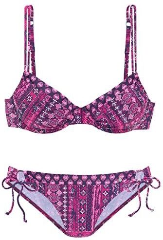 s.Oliver Bikiniset voor dames, Etnodruk magenta, 36/D