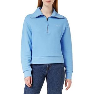 Litao-Case Dames 1985 REG Mini Corp Logo 1/2ZIP 1/2 Zip, , S, , S Blauw