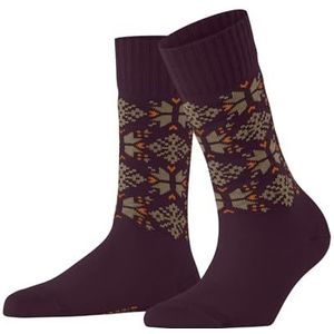 ESPRIT - Winter Star W - Sokken - Rood Merlot - 1 Paar