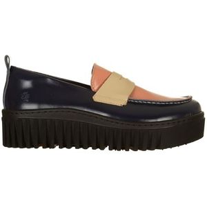 Art - 11530S2ZR003_0B0 - Leren Schoenen - Marineblauw - Casual - Hakhoogte 3 tot 5 cm