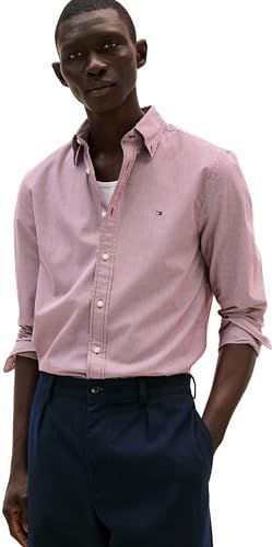 Tommy Hilfiger - Vrijetijdsoverhemd - Regular Fit - Puur Katoen - All-over Motief