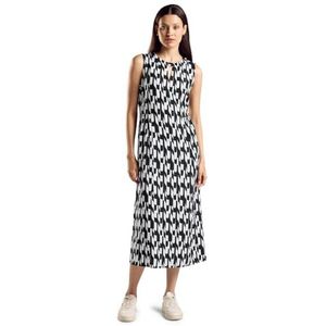 Street One Mouwloze midi-jurk voor dames, zwart, 44