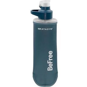 Katadyn BeFree Waterfilter AC 0,5 l, leiblauw, ultralichte filterfles met actieve kool en EZ-Clean membraan, altijd en overal veilig drinkwater, ideaal voor outdoor, backpacking, wandelen