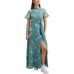 ESPRIT Collection dames jurk, 463/donker turquoise 4, 32