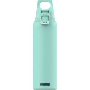 SIGG Hot & Cold One Light Glacier Thermosfles, 0,55 liter, vrij van schadelijke stoffen en geïsoleerde roestvrijstalen drinkfles, met één hand bedienbare outdoor thermosfles