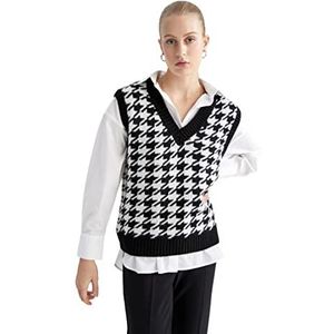DeFacto Vest voor dames sweater voor dames (ecru, XS), ecru, XS