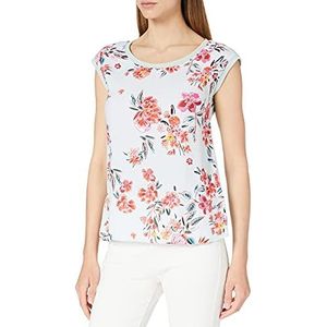 Street One Dames T-Shirt, Licht Shadow Groen, 44