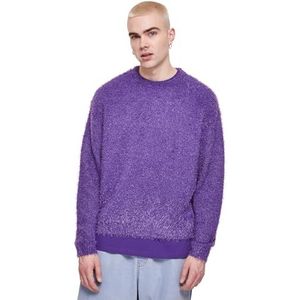 Urban Classics Heren sweatshirt Feather Sweater realviolet M, Realviolet, M