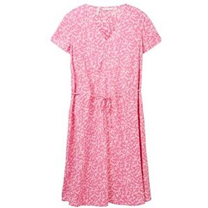TOM TAILOR Dames 1037301 Plussize jurk, 31745-Pink Geo Design, 48, 31745 - Pink Geo Design, 48 NL