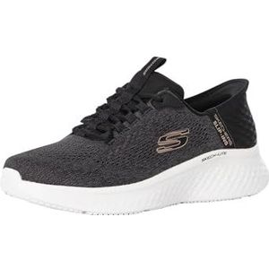 Skechers Skech-lite Pro heren Sneaker, Zwarte Mesh Grijze Trim, 46 EU