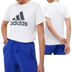 adidas Dames Animal Print Graphic Tee, white, S