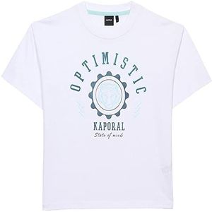 Kaporal Pixie T-shirt voor jongens, Wit, 10 Jaar