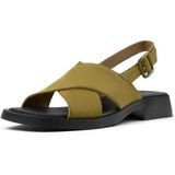 Camper - Dana - Sandaal - Groen - Blokhak - Leer