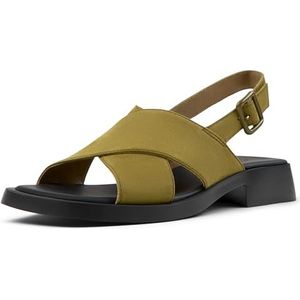 Camper - Dana - Sandaal - Groen - Blokhak - Leer