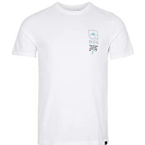 O'NEILL Tees Dulce T-shirt met korte mouwen voor heren, 2 stuks, 11010 sneeuwwit, XXL/3XL