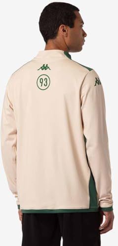 KAPPA ABLAS PRO 8 RED STAR SWEAT REDSTAR | MAN | SIZE L | CREAM BEIGE/GREEN DK