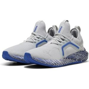 PUMA Uniseks Softride Enzo 5 Biotic Wrap hardloopschoenen, Cool lichtgrijs levendig blauw PUMA Navy, 46 EU