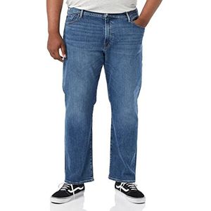 Lucky Brand Heren 181 Relaxed Straight-Leg Jean in Dellwood - blauw - S