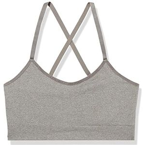 DIM damesbeha, kiezelgrijs gemêleerd, L