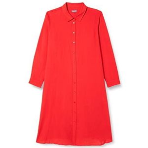 Samoon Dames 260061-21031 blouse, power red, 44, power rood, 44