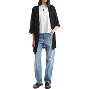 United Colors of Benetton Gebreide damesjas, Zwart, Eén maat