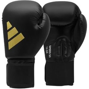 adidas Bokshandschoenen Speed 50, zwart, 12 oz, ADISBG50