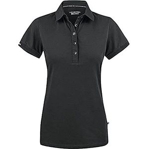 Texstar PW20 dames functioneel Pikee hemd, maat XL, zwart