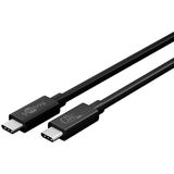 goobay Synchroniseren & opladen USB-C™-Kabel, USB4™ Gen 3x2, 240 W, 0,7 m