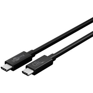 goobay Synchroniseren & opladen USB-C™-Kabel, USB4™ Gen 3x2, 240 W, 0,7 m