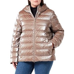 Geox Dames W Myluse Down Coat, Pine Bark, 38