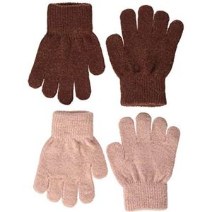 Celavi Unisex Baby Glitter Magic Gloves vingerhandschoenen, Mahogany, 3-6 Jaar